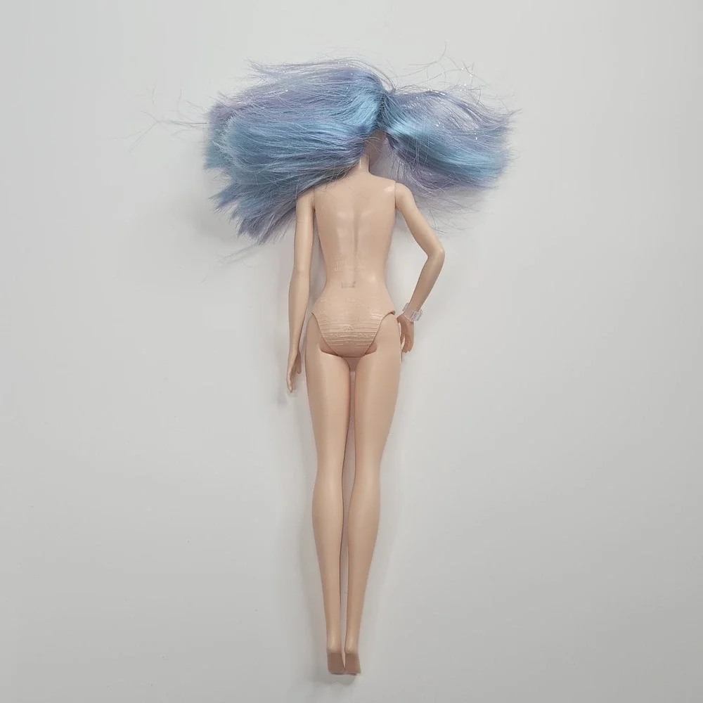 Barbie Fashion Doll Lavender Hair Purple Blue Highlights Mattel